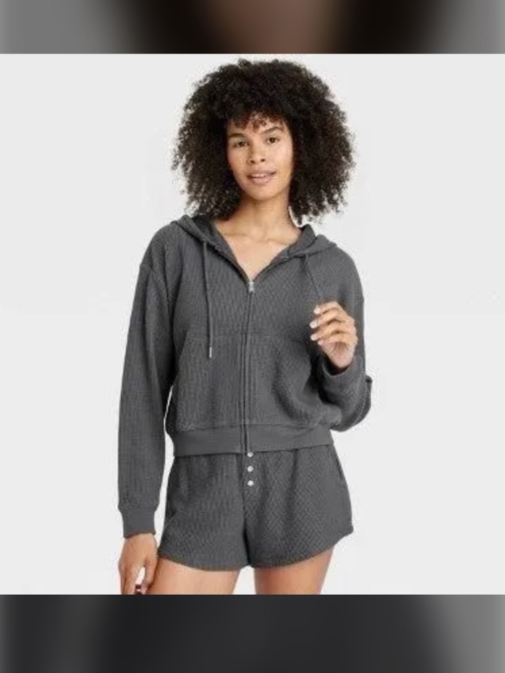 Women's Thermal Zip-Up Hoodie Sweatshirt - Auden 4X